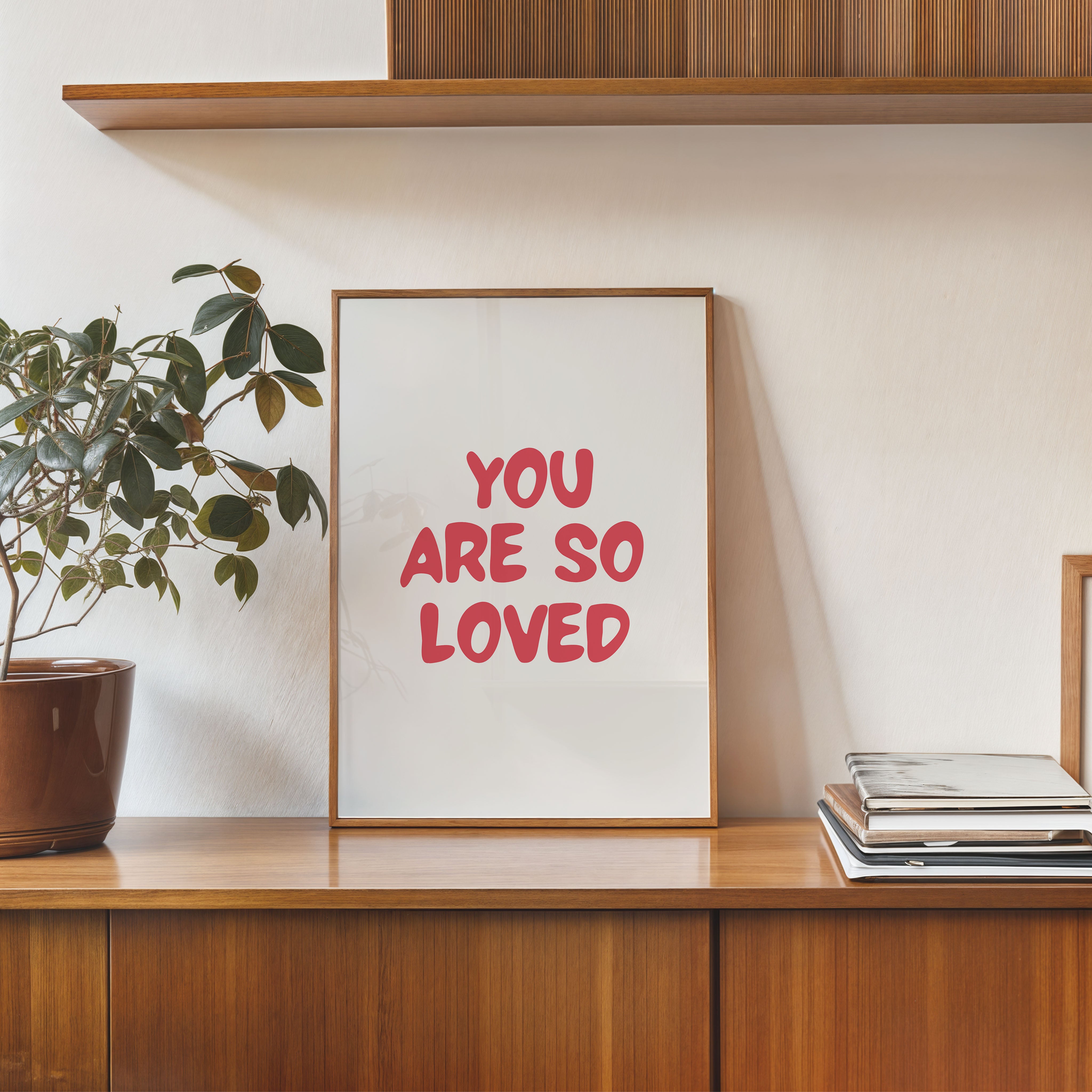 you are so loved wall art minimalist inspirational quote poster modern home decor